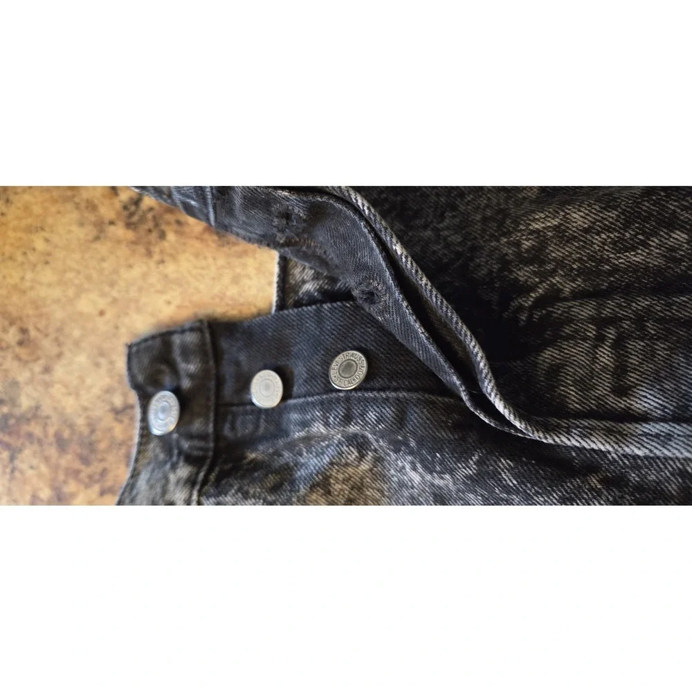 Levi's 501 44x30 BF,black Acid Wash ,Hip-hop, Skater, Grundy